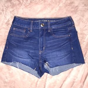 True Blue American Eagle Shorts